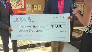 KHOU 11, TEGNA Foundation awards HISD's Shadowbriar Elementary an $11,000 grant
