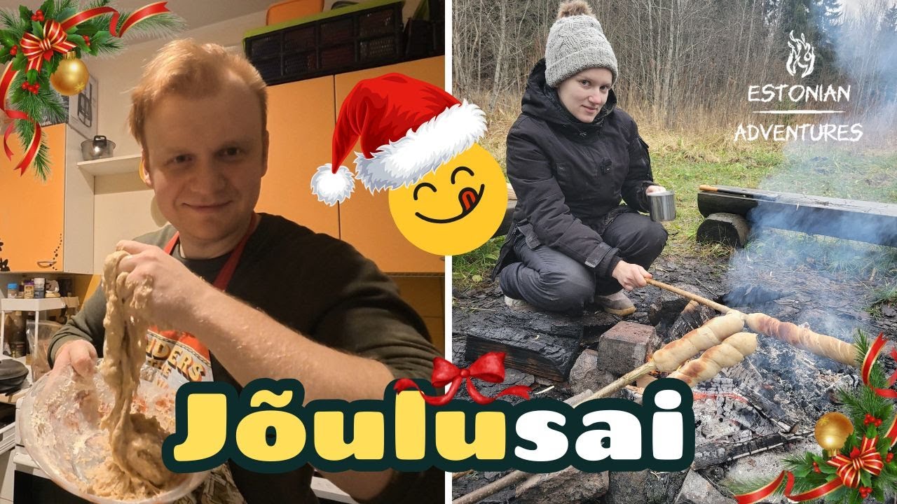 Jõulusaia valmistamine lõkkel