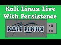 Create Kali Linux Live USB with Persistence 🖥️