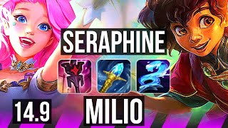 SERAPHINE & Ashe vs MILIO & Aphelios (SUP) | 5/1/15, 900+ games | BR Diamond | 14.9