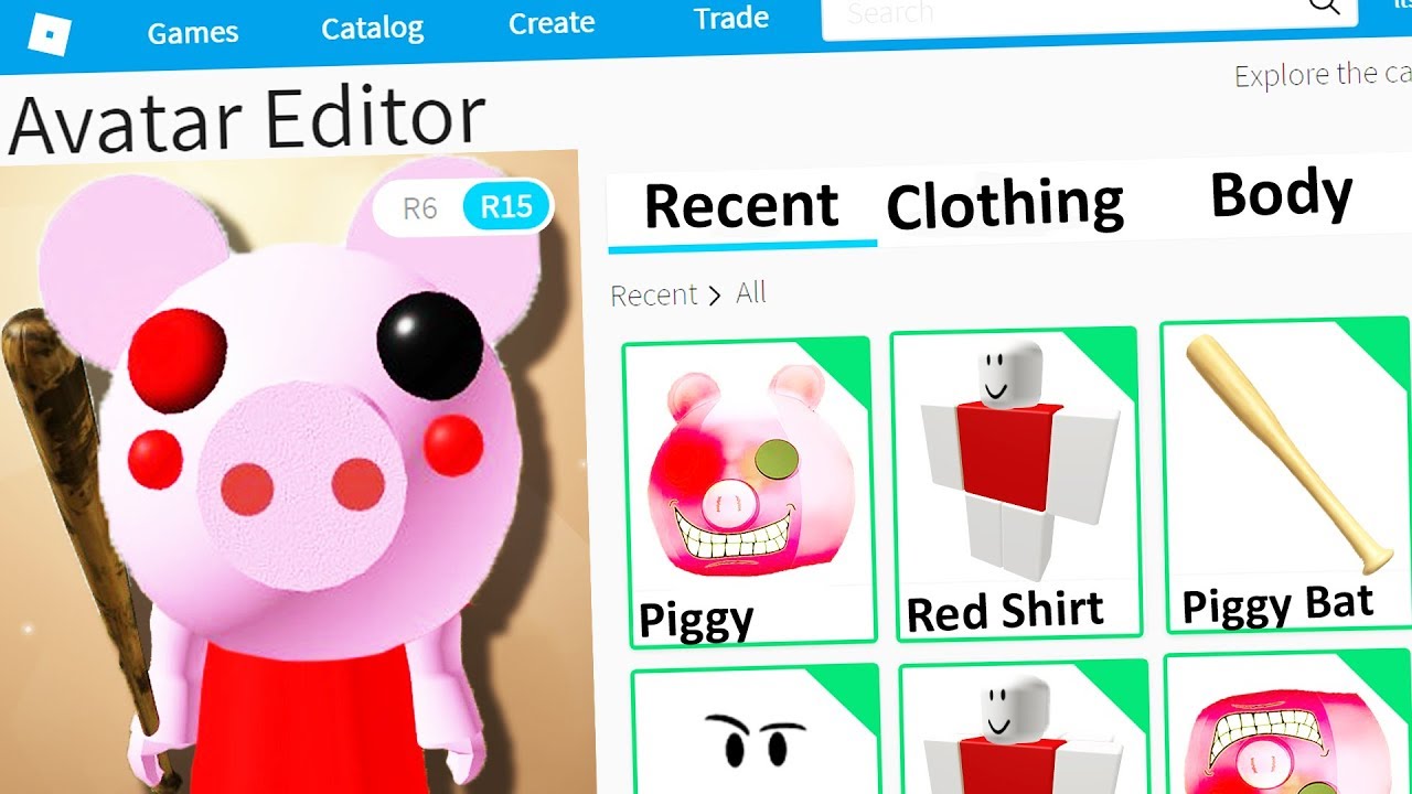 Roblox Making Piggy An Account Youtube