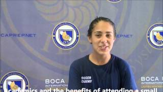 Soccer Academy Student Profile: Andreina Sifontes