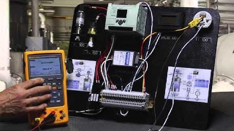 Testing a HART Smart Thermocouple Input Temperature Transmitter With The Fluke 754