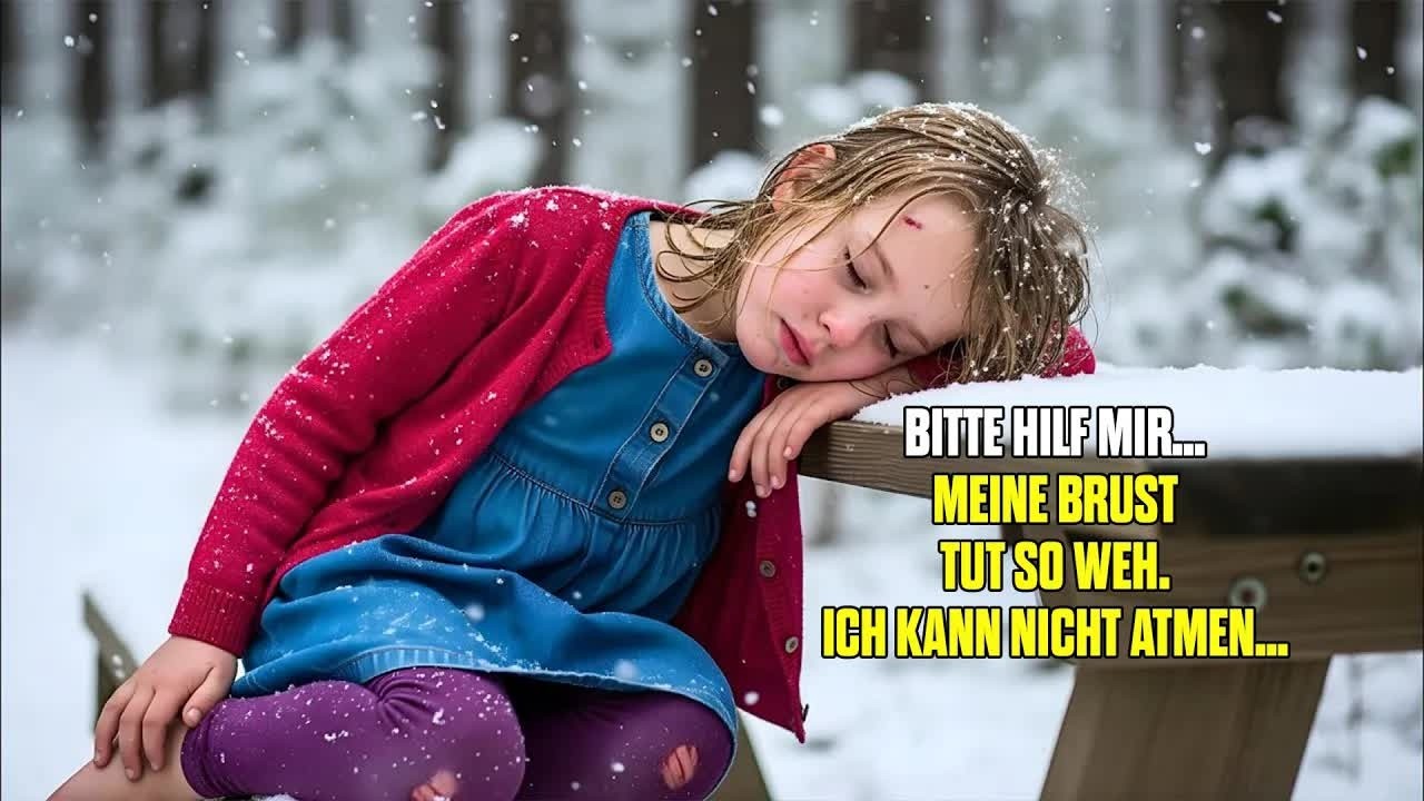 ＂Meine Brust Tut Beim Atmen Weh＂—Millionär CEO Fand Kleines Mädchen Auf Bank Im Schnee Sterbend
