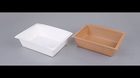 Paper Food Tray Forming Machine [Korea]