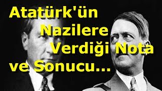 Atatürkün Nazilere Verdiği Nota