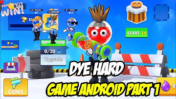 Dye Hard - Gameplay Walkthrough Part 1 Multiplayer Map Paint Battle Defense (iOS, Android Gameplay)