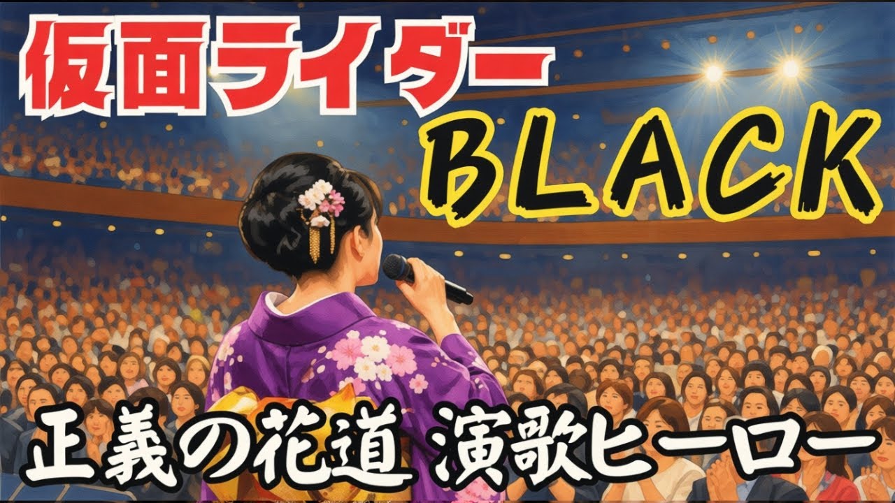 仮面ライダーBLACK 正義の花道 演歌ヒーロー｜Kamen Rider Black Opening theme