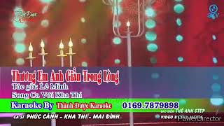 Karaoke THƯƠNG EM ANH GIẤU TRONG LÒNG(thiếu giọng nữ)