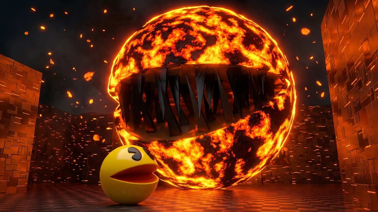 ⭐Pacman Vs 😈🔥 Fire monster 🤠 - YouTube