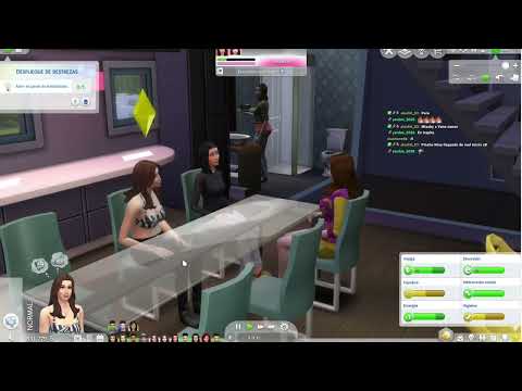 Nina Jugando a los Sims con los Ninos - Sale mal