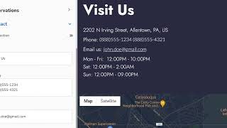Website Builder: Website Editor (Contact Us & URLs)