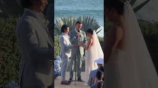 A beautiful oceanfront wedding at The Cape 🤍 | CaboStrings Uncut
