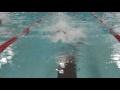 Northampton swimmer Nick Whitcomb wins the 100-yard backstroke