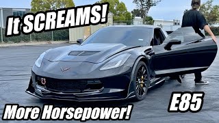 Making My Z06 Supercharger Whine 10x Louder and getting HUGE Upgrades! E85 + BIG GULP!!!