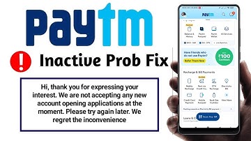 Paytm wallet inactive problem solved 2022 | How To Fixed Paytm Wallet inactive Problem