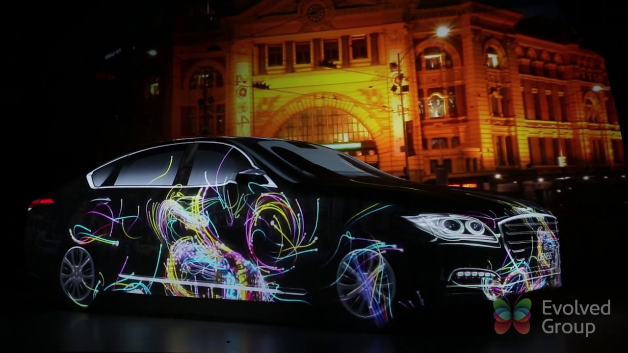 Hyundai Genesis Launch | Projection Mapping - YouTube