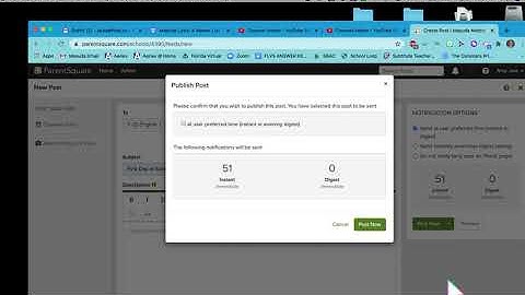 How to Send "Posts" (aka Emails) to Parents in ParentSquare