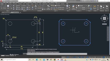 AutoCAD Tamil- 2D Practice Array Command #006.