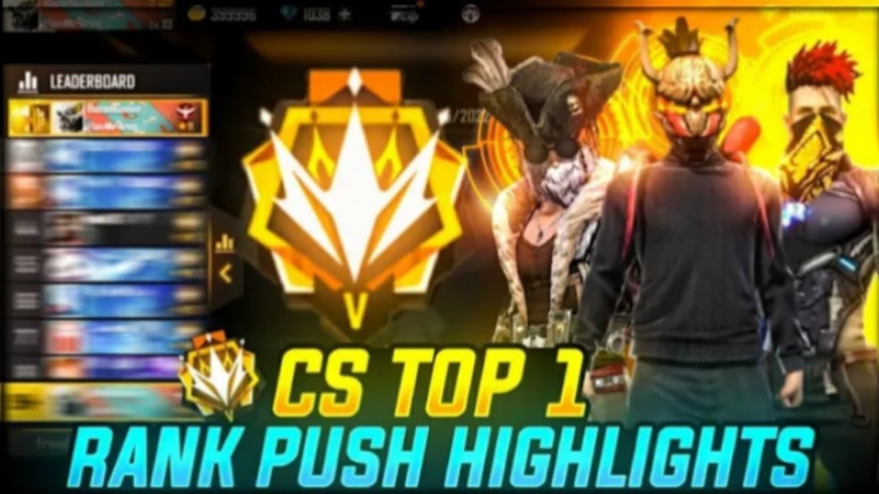 Free Fire Live Streaming CS Rank Pushing With Team Code - YouTube