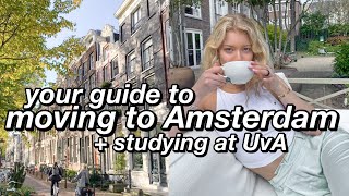 GUIDE TO MOVING TO AMSTERDAM | UvA, Media & Culture, Finding Housing, Making Friends screenshot 1