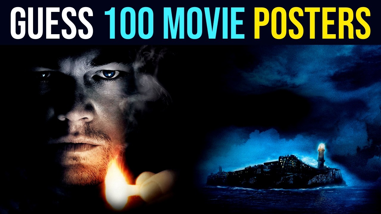 Guess 100 Movie Posters in 3 Seconds | 100 Films to Test Your Memory