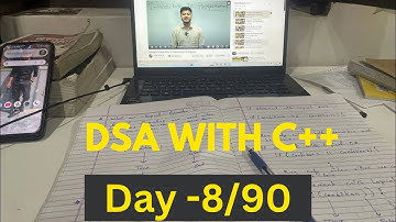 Day 8 of DSA with c++ live study//Day 1 of 90 Day challenge @coder_armry