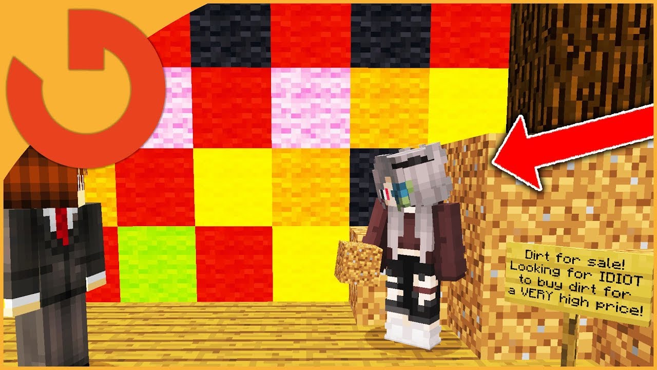 KID PAYS $34,000 FOR DIRT IN MINECRAFT TROLL! - YouTube