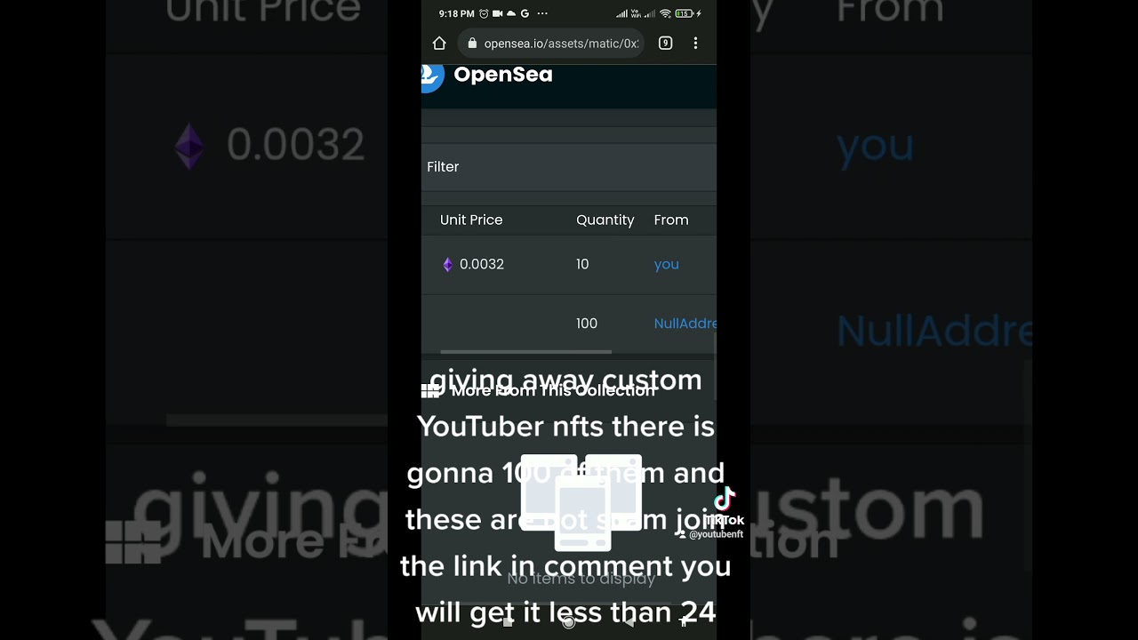 YouTube nfts giveaway 