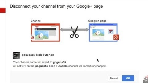 How to Disconnect YouTube from Google+