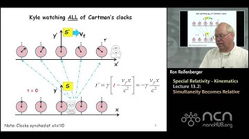 Purdue PHYS 342 L13.2: Special Relativity-Kinematics Simultaneity Becomes Relative