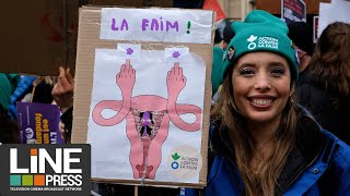 Marche Journée internationale des droits des femmes / Paris - France 08 mars 2024