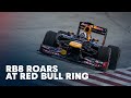 The rb8 roars around red bull ring with david coulthard