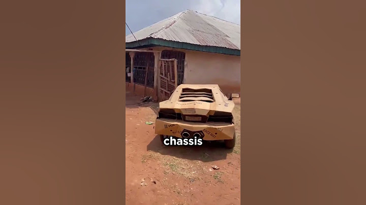 This Guy’s Cardboard Lamborghini Will Blow Your Mind! 🤯
