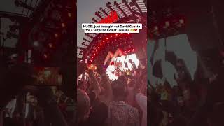 HUGEL fait une surprise de taille B2B David guetta at USHUAÏA ibiza LIVE 🎥 NOw
