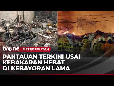 Permukiman Padat di Kebayoran Lama Terbakar, 50 Kk Kehilangan Tempat Tinggal | Metropolitan