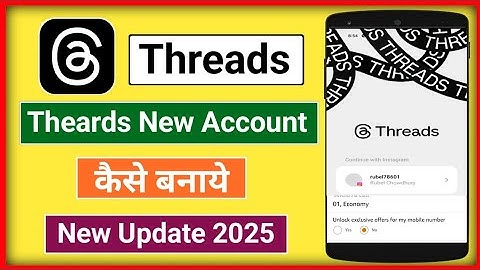 Threads Account Kaise Banaye 2025 | How To Create Threads New Account | Threads Id Create |YTe Smart
