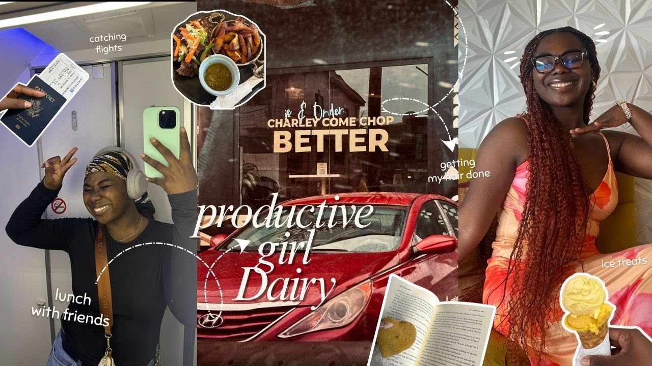 WEEKLY VLOG🍁💃🏽catching flights, getting my hair done, lunch with friennnddsss & MORE!