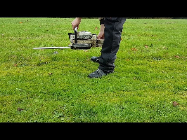 Stihl 024 AVSEQ testrun - YouTube