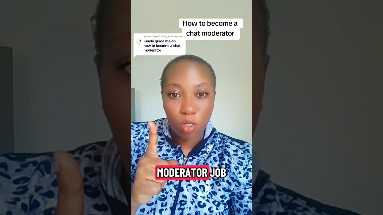 how to become a chat moderator