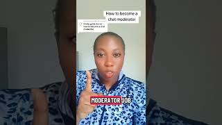how to become a chat moderator