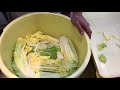まかないチャレンジ! 白菜漬け作り方