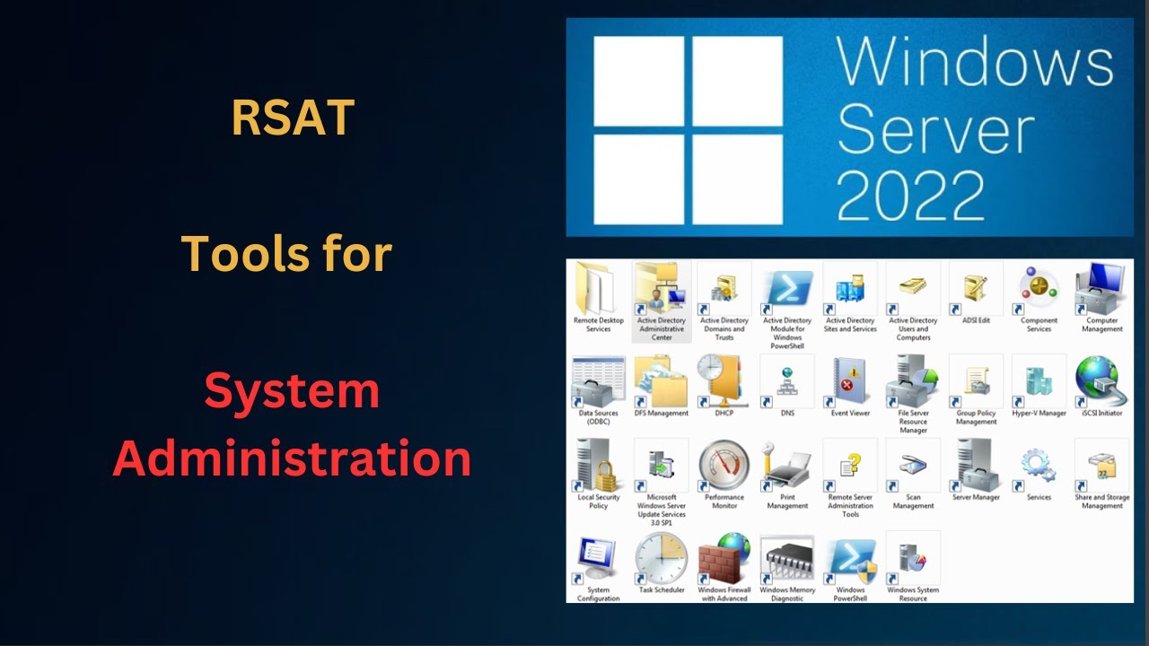 How to Install RSAT Tools and Access Admin Tools for System ...