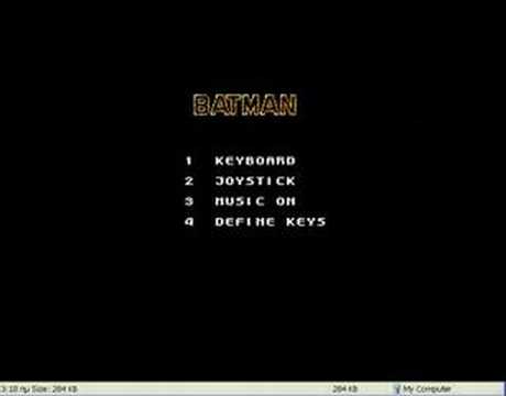 Batman The Movie on  Amstrad CPC 6128: Amazing music