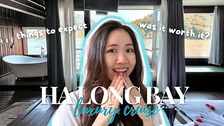 HALONG BAY Luxury Cruise vlog - Everything You Need To Know