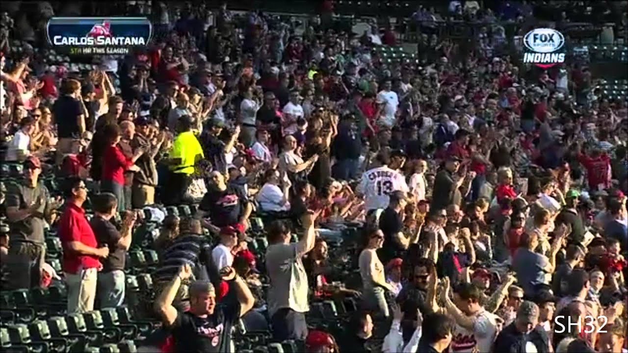 Carlos Santana - Clevland Indians Highlights HD - YouTube