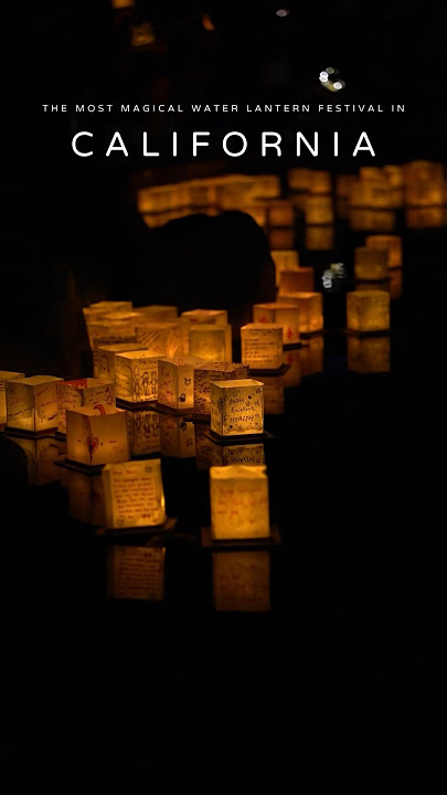 Water lantern festival in Orange County, California #orangecounty #event #thingstodo