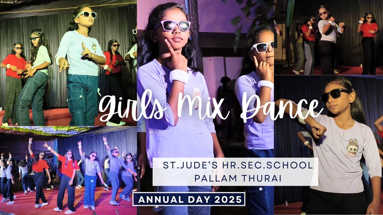 Girls Mix Dance | பள்ளம் துறை | Annual Day 2025 - YouTube