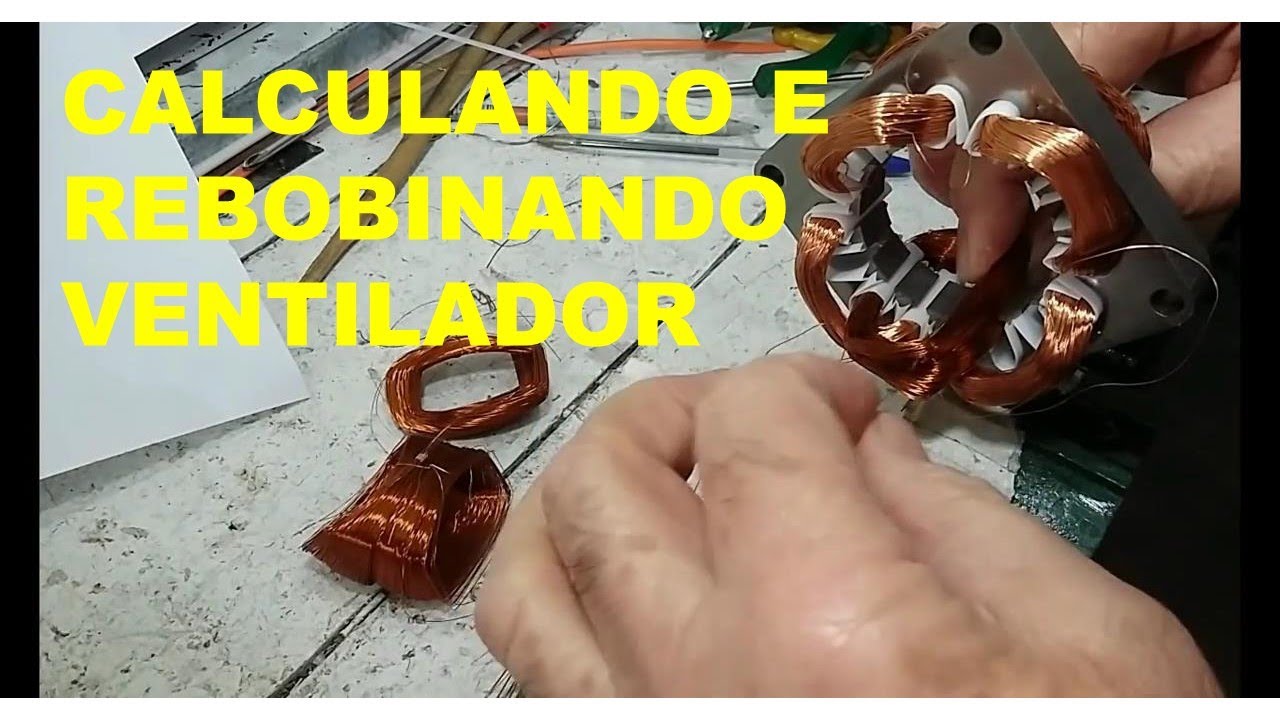 COMO CALCULAR E REBOBINAR VENTILADOR DE MESA