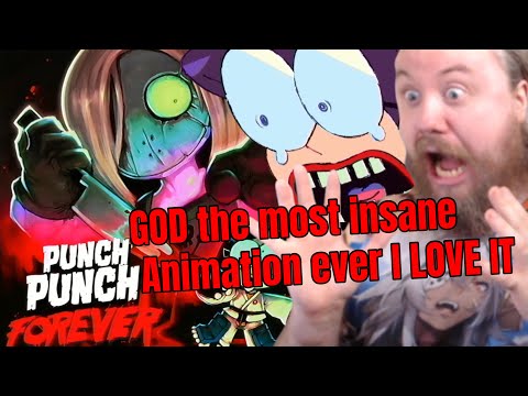 GOD the most insane Animation ever I LOVE IT | PUNCH PUNCH FOREVER! - My Little Slasher Reaction